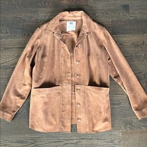 Will Leather Goods Women's Utility Jacket in Brown